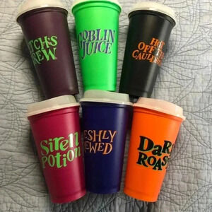 Starbucks Limited Edition Halloween Reusable Hot Cups Set 2021